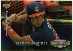 Manny Ramirez [Electric Diamond] Baseball Cards 1994 Upper Deck Mickey Mantle Long Shots Prices