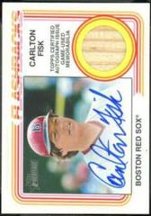 Carlton Fisk #FAR-CF Baseball Cards 2023 Topps Heritage Flashback Autograph Relics Prices