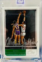 Kareem Abdul Jabbar Basketball Cards 2021 Panini One and One Timeless Moments Autographs Prices