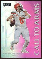 Baker Mayfield [Pink] #CA12 Football Cards 2020 Panini Playoff Call to Arms Prices