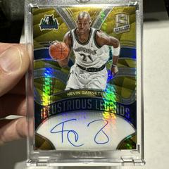 Kevin Garnett [Asia Gold] Basketball Cards 2021 Panini Spectra Illustrious Legends Signatures Prices