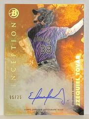 Ezequiel Tovar [Orange] #PA-ET Baseball Cards 2021 Bowman Inception Autographs Prices