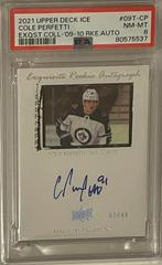Cole Perfetti #R-CP Hockey Cards 2021 Upper Deck Ice Exquisite Collection Rookie Signatures Prices