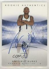 Antonio Burks [Autograph] #152 Basketball Cards 2004 SP Authentic Prices
