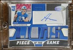 Aidan Hutchinson [Gold] Football Cards 2022 Panini Certified Piece of the Game Signatures Prices
