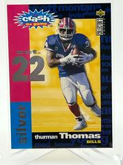 Thurman Thomas [Crash the Game Silver] Football Cards 1995 Collector's Choice Crash the Game Prices