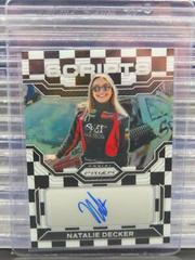 Natalie Decker [Checkered Flag] #9 Racing Cards 2023 Panini Prizm NASCAR Autograph Prices