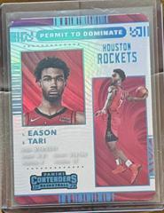Tari Eason #12 Basketball Cards 2022 Panini Contenders Permit to Dominate Prices