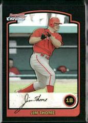 Jim Thome [Refractor] Baseball Cards 2003 Bowman Chrome Prices