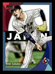 Roki Sasaki [Blue] #WBC-34 Baseball Cards 2023 Topps World Classic Stars Prices