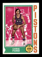 Chris Ford #112 Basketball Cards 1974 Topps Prices