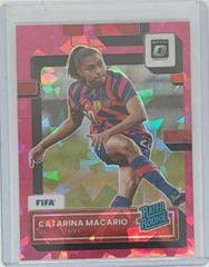 Catarina Macario [Optic Pink Ice] #191 Soccer Cards 2022 Panini Donruss Prices