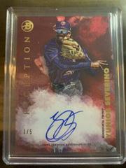 Yunior Severino [Red] #PA-YS Baseball Cards 2021 Bowman Inception Autographs Prices
