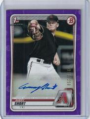 Avery Short [Purple] Baseball Cards 2020 Bowman Paper Prospect Autographs Prices