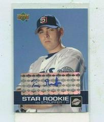 Tim Stauffer [Autograph] #P71 Baseball Cards 2003 Upper Deck Prospect Premieres Prices