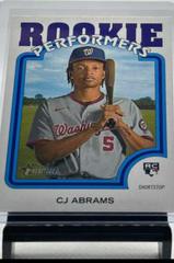 CJ Abrams Baseball Cards 2022 Topps Heritage Rookie Performers Prices