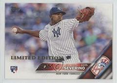 Luis Severino Baseball Cards 2016 Topps Limited Edition Prices