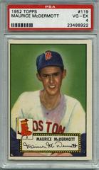 Maurice McDermott #119 Baseball Cards 1952 Topps Prices