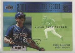 Rickey Henderson #734 Baseball Cards 2002 Upper Deck Prices