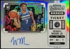 Wendell Moore Jr. [Autograph Premium Edition Ticket] Basketball Cards 2022 Panini Contenders Prices
