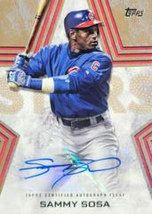 Sammy Sosa [Gold] #BSA-SS Baseball Cards 2023 Topps Update Stars Autographs Prices