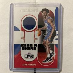 Keon Johnson Basketball Cards 2021 Panini Hoops Rise N Shine Memorabilia Prices