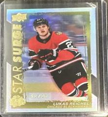 Lukas Reichel [Gold Die Cut] Hockey Cards 2023 Upper Deck Star Surge Prices