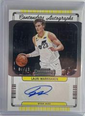 Lauri Markkanen #CA-LMK Basketball Cards 2022 Panini Contenders Autographs Prices