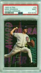 Greg Maddux #22 Baseball Cards 1993 Ultra Award Winners Prices