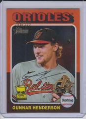 Gunnar Henderson [Gold Refractor] #24 Baseball Cards 2024 Topps Heritage Chrome Prices