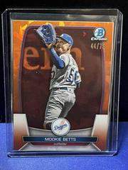 Mookie Betts [Orange] #2 Baseball Cards 2023 Bowman Chrome Sapphire Prices