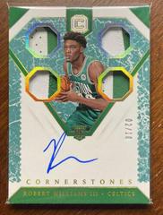 Robert Williams III [Rookie Autograph Relics Marble] Basketball Cards 2018 Panini Cornerstones Prices
