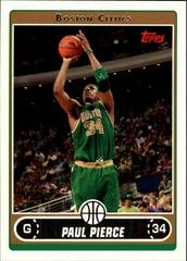 Paul Pierce #21 Basketball Cards 2006 Topps Prices