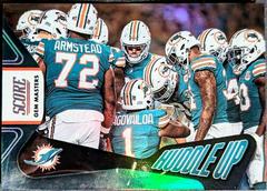 Miami Dolphins [Gem Masters] #10 Football Cards 2023 Panini Score Huddle Up Prices