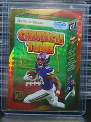 Justin Jefferson [Galactic] #CT-13 Football Cards 2023 Panini Donruss Crunch Time Prices