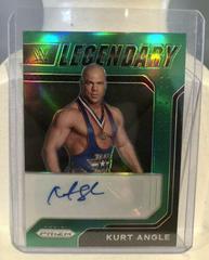 Kurt Angle [Green Prizm] Wrestling Cards 2022 Panini Prizm WWE Legendary Signatures Prices