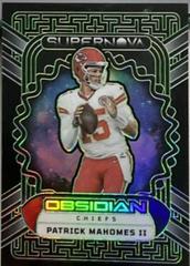 Patrick Mahomes II [Green Electric Etch] #10 Football Cards 2023 Panini Obsidian Supernova Prices