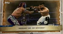 Andrade Def. Rey Mysterio #80 Wrestling Cards 2020 Topps WWE Road to WrestleMania Prices