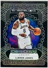 LeBron James Basketball Cards 2022 Panini Obsidian Supernova Prices