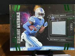D'Andre Swift [Emerald] #SLM-DSW Football Cards 2022 Panini Black Starlight Materials Prices