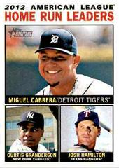 AL Home Run Leaders #10 Baseball Cards 2013 Topps Heritage Prices