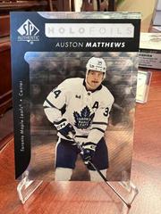 Auston Matthews Hockey Cards 2022 SP Authentic Holofoils Prices