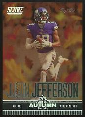 Justin Jefferson [Gem Masters] #11 Football Cards 2023 Panini Score Men of Autumn Prices