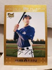 Ryan Braun [Gold] Baseball Cards 2007 Topps Update & Highlights Prices