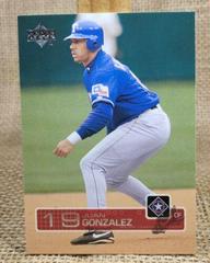 Juan Gonzalez #83 Baseball Cards 2003 Upper Deck Prices