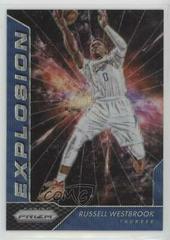 Russell Westbrook [Blue Wave Prizm] Basketball Cards 2016 Panini Prizm Explosion Prices