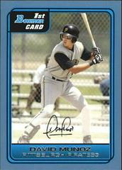 David Munoz #B9 Baseball Cards 2006 Bowman Prospects Prices