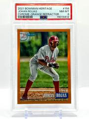 Johan Rojas [Chrome Prospect Orange] #156 Baseball Cards 2021 Bowman Heritage Prices