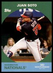 Juan Soto #14 Baseball Cards 2022 Topps 582 Montgomery Club Set 5 Prices