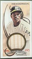 Rickey Henderson #MFR-RH Baseball Cards 2023 Topps Allen & Ginter Mini Framed Relics Prices
